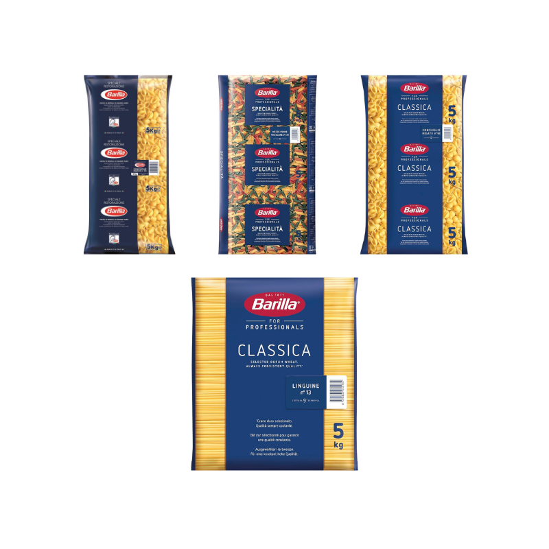 Barilla Pasta 3x5kg – All Formats Available