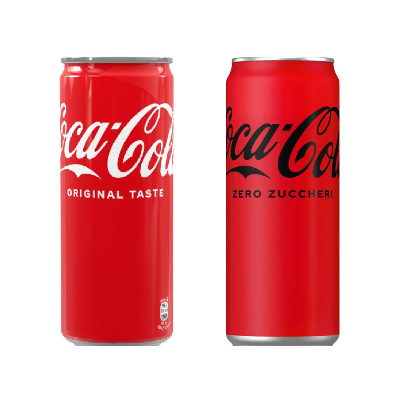 Coca Cola Classic & Zero 331ml