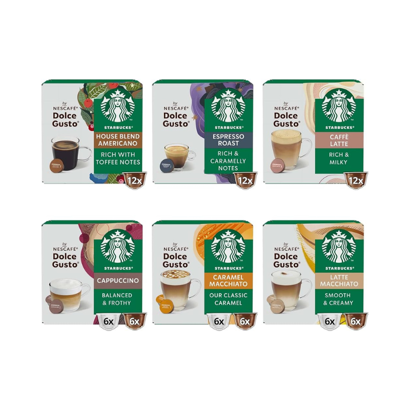 Nescafé Dolce Gusto Starbucks 12 Caps – All Flavors Available