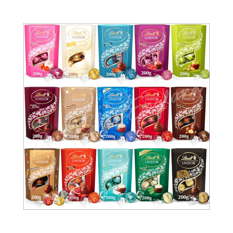 Lindt Lindor 200g – All Flavors Available
