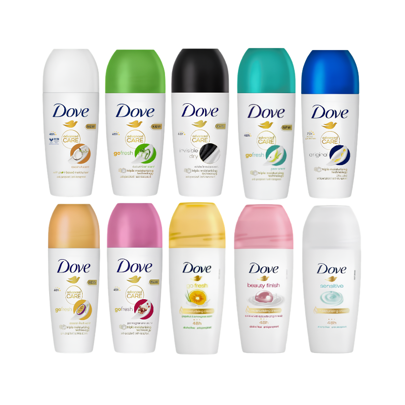 Dove Deo Roll On 50ml – All Range Available