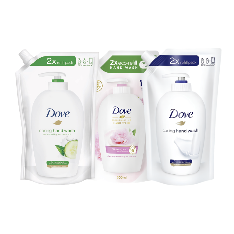 Dove Liquid Soap 500ml Refill – All Range Available