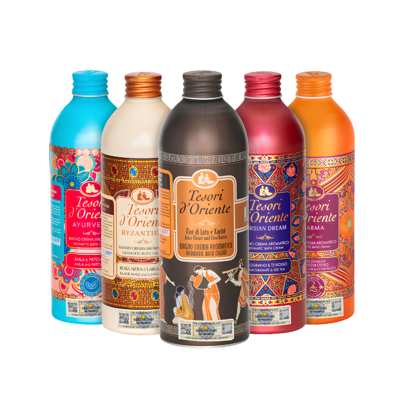 Tesori d’Oriente Bath Cream 500ml – All Range Available