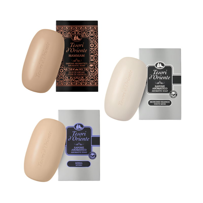 Tesori d’Oriente Solid Soap 125gr – All Range Available