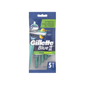 Gillette Disposable Blue II 5pcs Slalom Plus