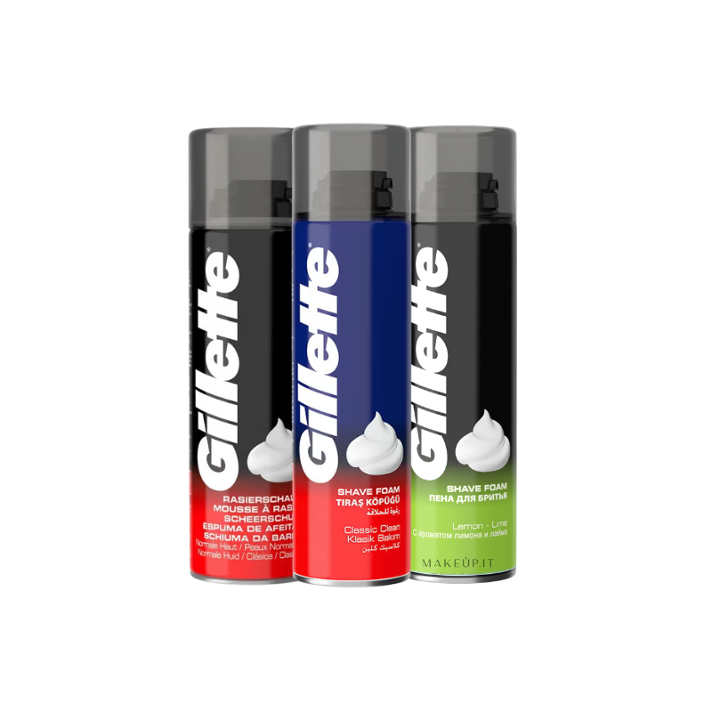 Gillette Shaving Foam 200ml – All Range Available